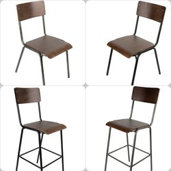 Lawn cafe chairs and high bar stools
