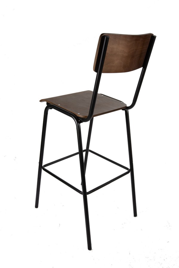High bar chair black frame for sale