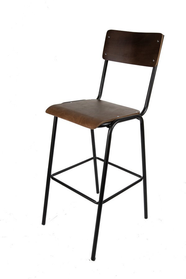 Lab chair with metal black frame