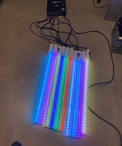 Pixel tube lighting