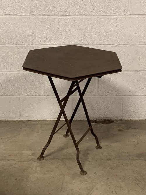 Vintage Metal Folding Garden Outdoor Cafe Bar Tables Vintage Metal Folding Garden Outdoor Cafe Bar Tables