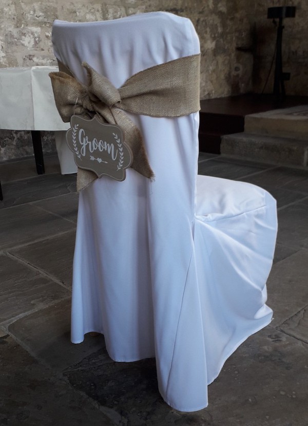 White Banqueting Chair Covers