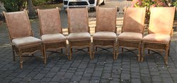 Bamboo dining chairs for sale