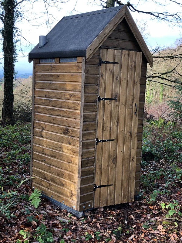 Glamping Equipment Glamping Toilets NEW 'Potting Shed' Single Unit