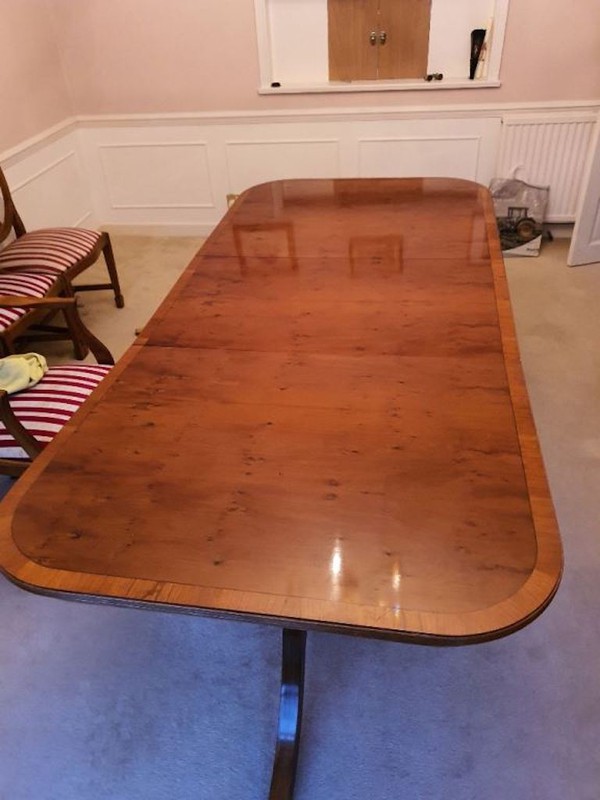 7' Dining Table in Yew