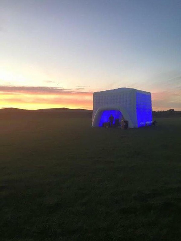 6m Inflatable Cube Marquee