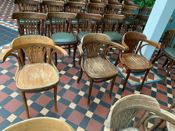 Vintage cafe bistro chairs for sale Leeds