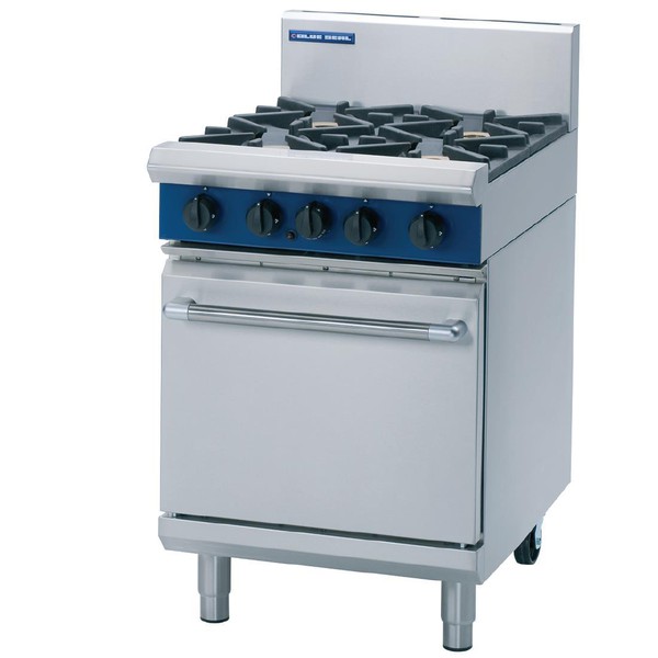 4 burner Blue Seal Gas oven cooker