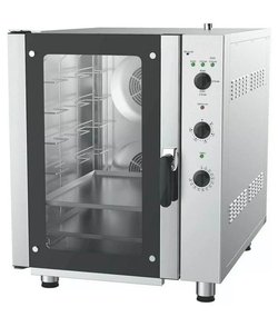 Six grid electric oven with steam