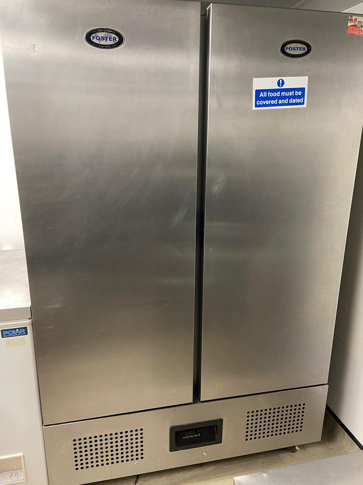 Secondhand Catering Equipment Upright Fridges Double Door Foster