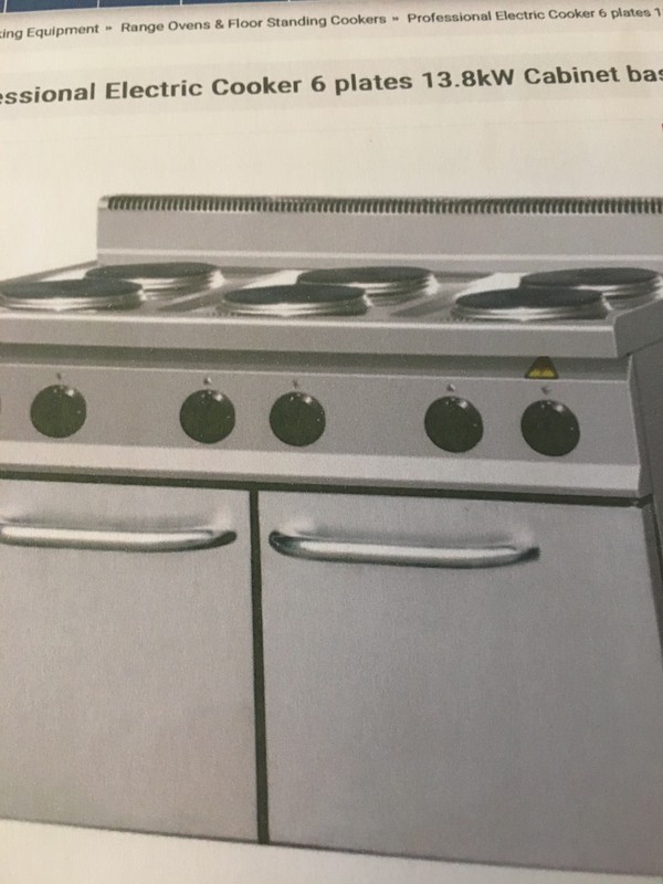 Commercial Hot Plate Cooker