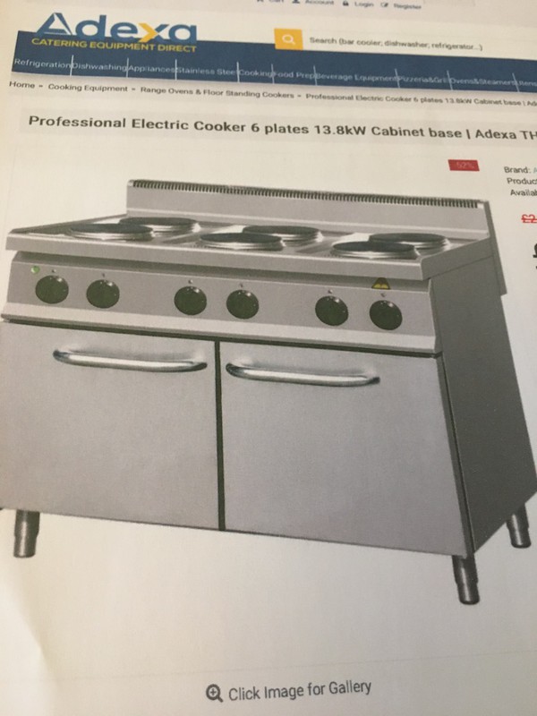 Commercial Hot Plate Cooker  for sale