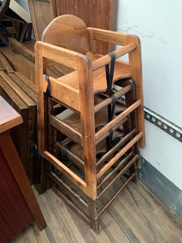 Wooden high chairs for sale