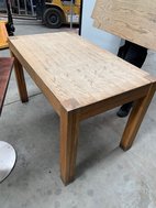 Sturdy wooden table 120cm x 60cm