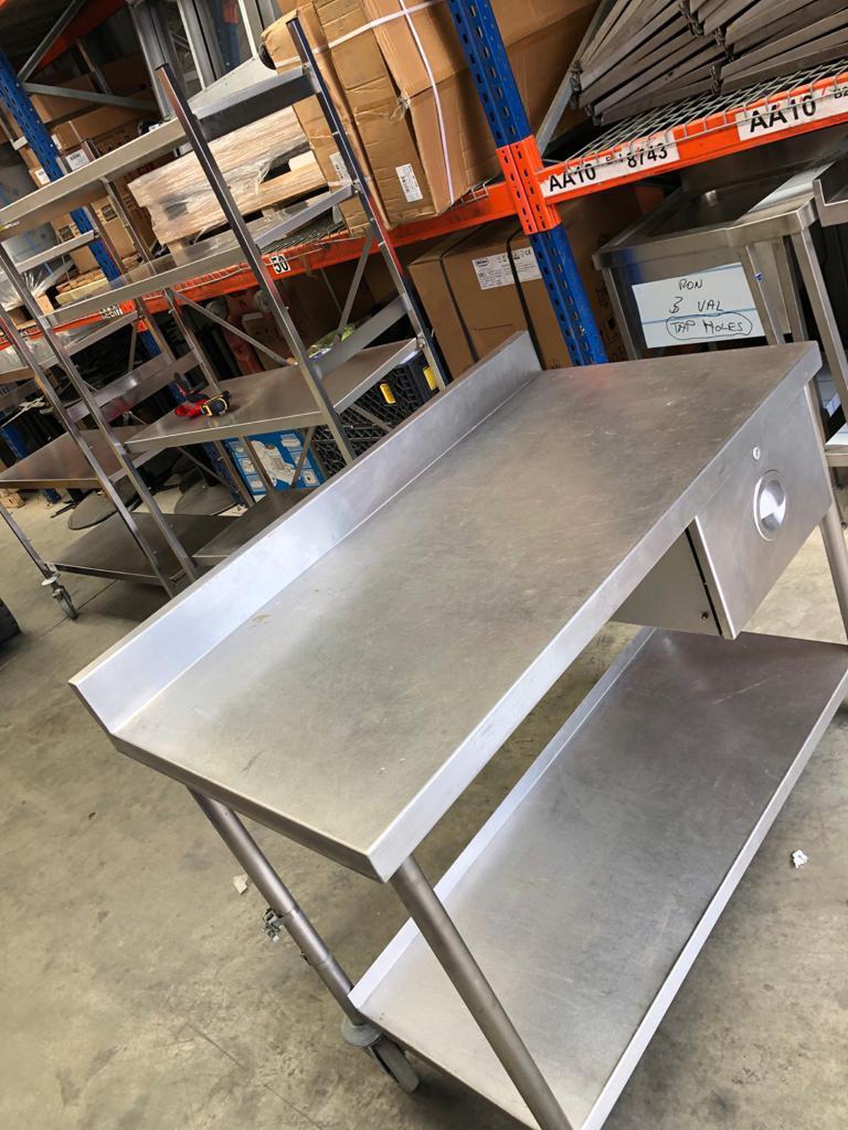 Secondhand Catering Equipment | Stainless steel tables (1.01m to 2m ...