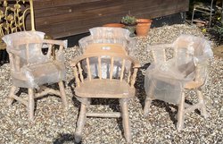 Beech Captains chairs for sale