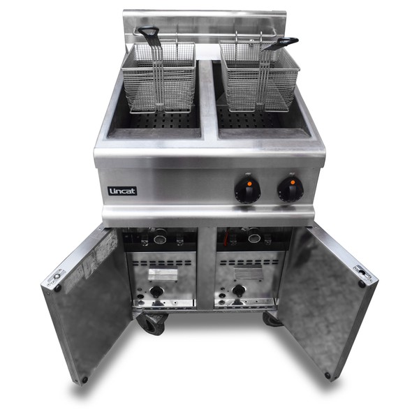 Secondhand Catering Equipment Gas Fryers Lincat LPG Fryer (Ref
