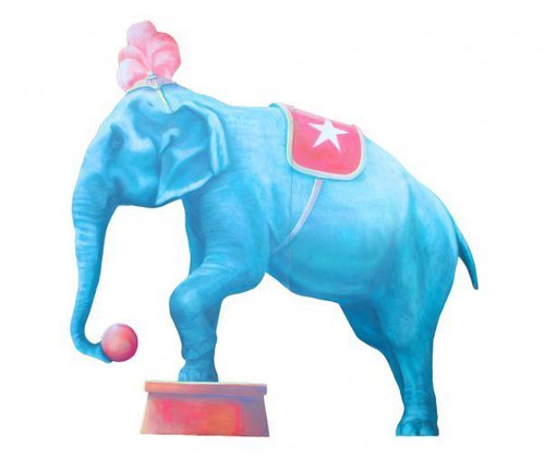 8Ft Circus elephant scenery Flat 8Ft Circus elephant scenery Flat
