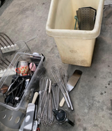 Secondhand utensils