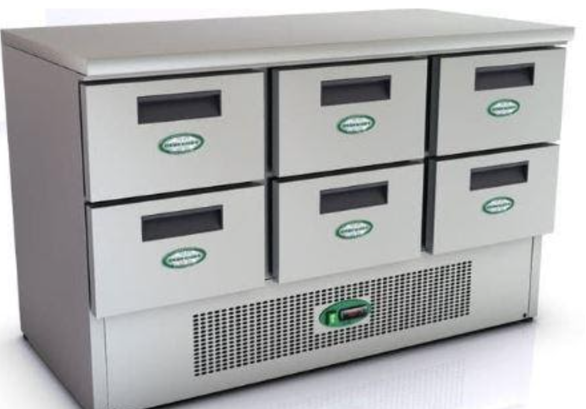 Secondhand Catering Equipment Bench Or Prep Fridges With Drawers