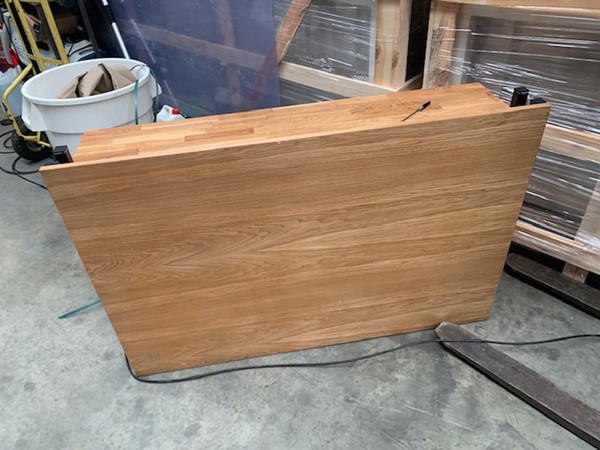 Used Solid wood storage unit