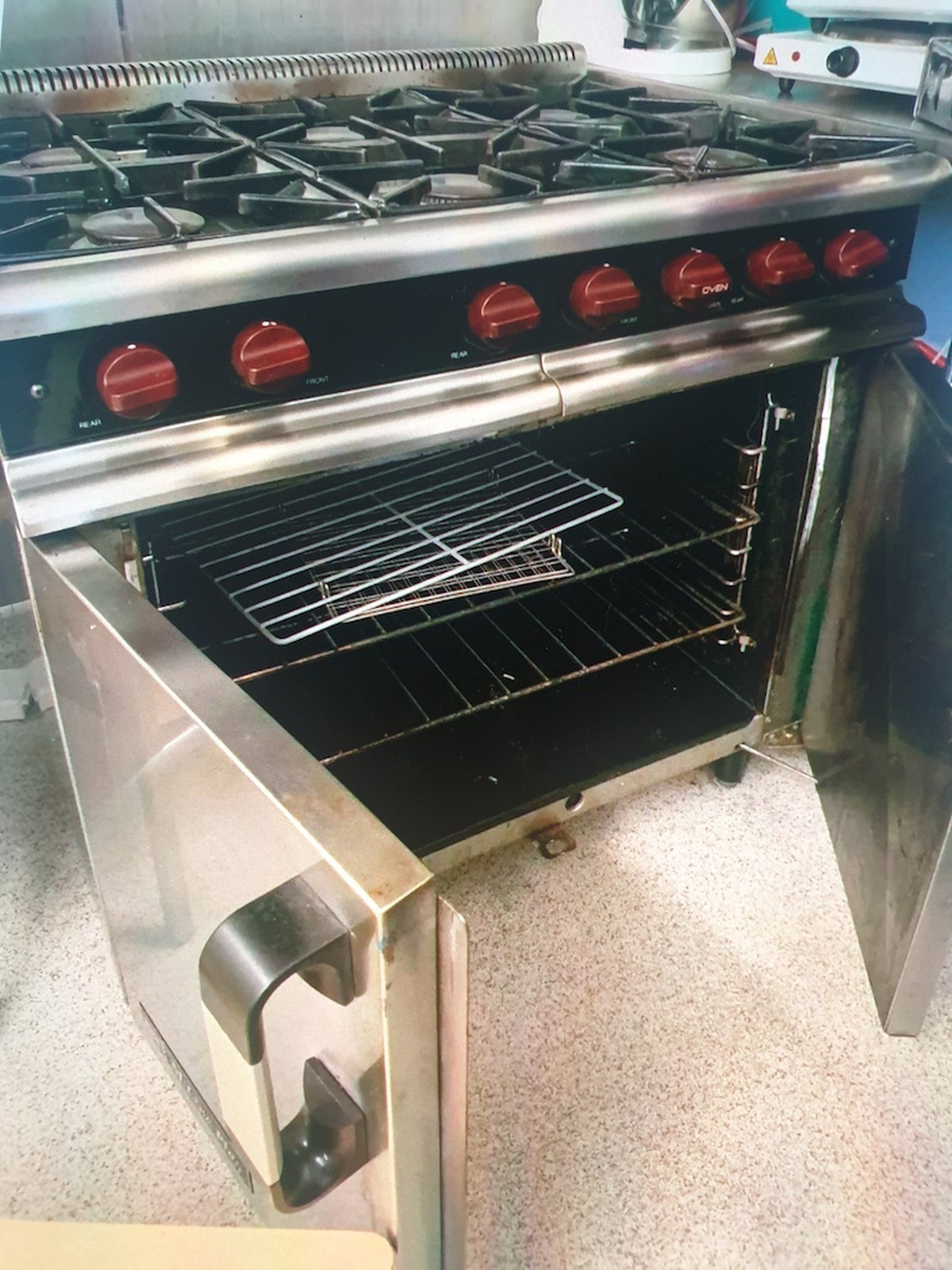 Secondhand Catering Equipment Gas Oven 6 Grid M Line Plus 6 Burner