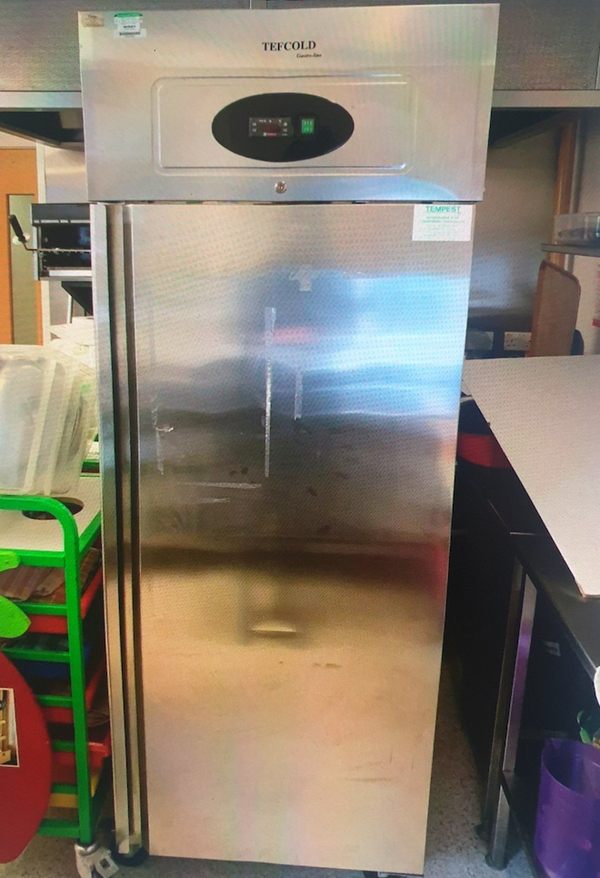 Secondhand Catering Equipment Upright Fridges Single Door Tefcold