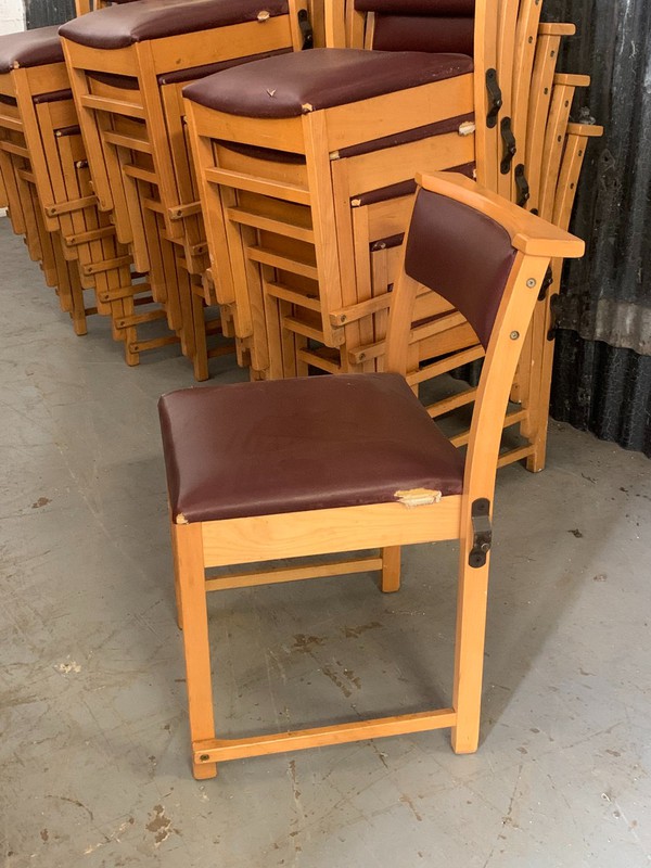 Secondhand Chairs and Tables Church Pews and Chairs 20x Vintage