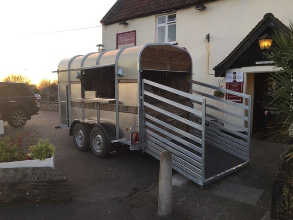 Cattle trailer / mobile pizza catering trailer for sale