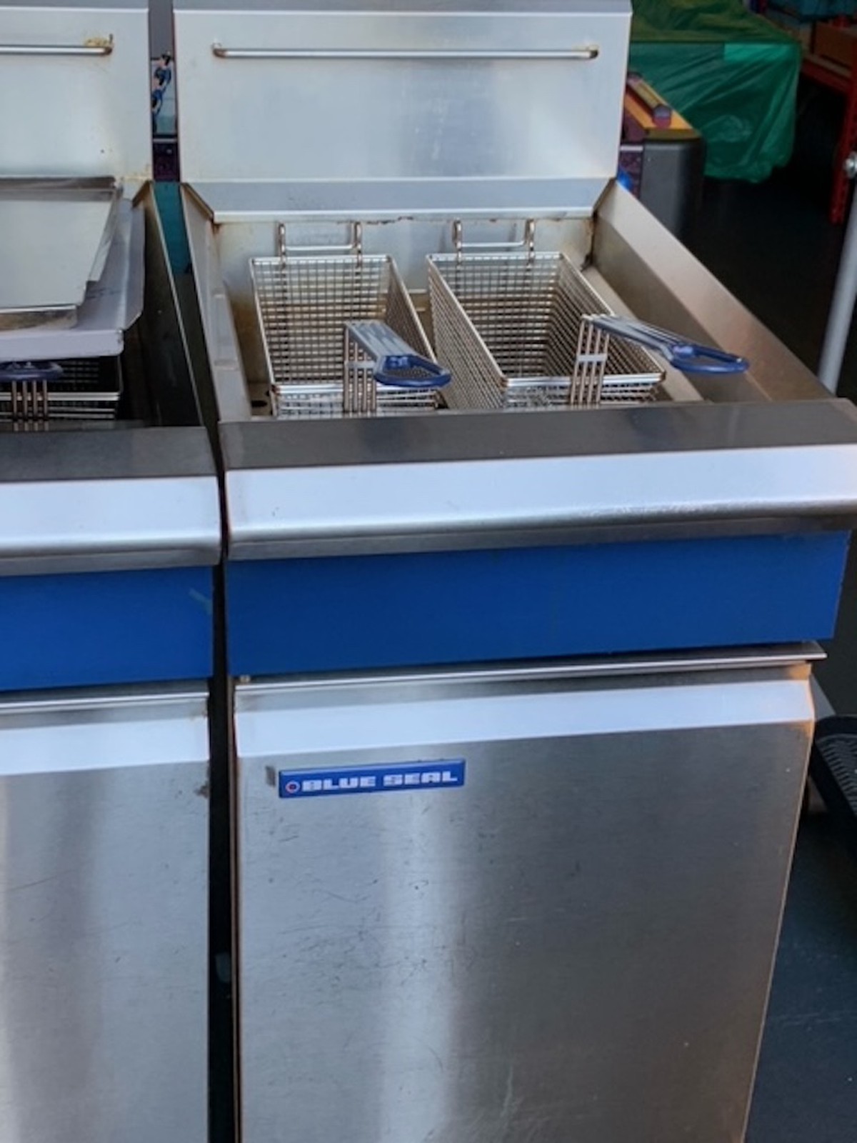 Secondhand Catering Equipment Gas Fryers Blue Seal GT45 Single Tank