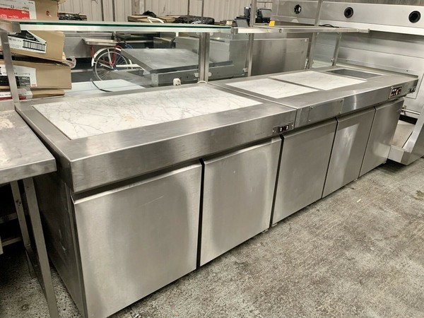 ChefKing  Marble topped bench fridge