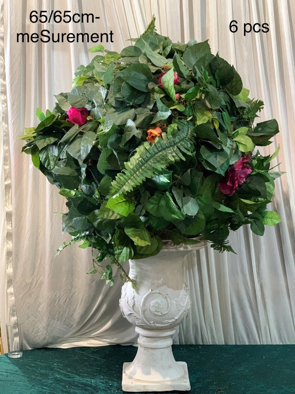 Decorative Artificial Green Flowerball 65cm