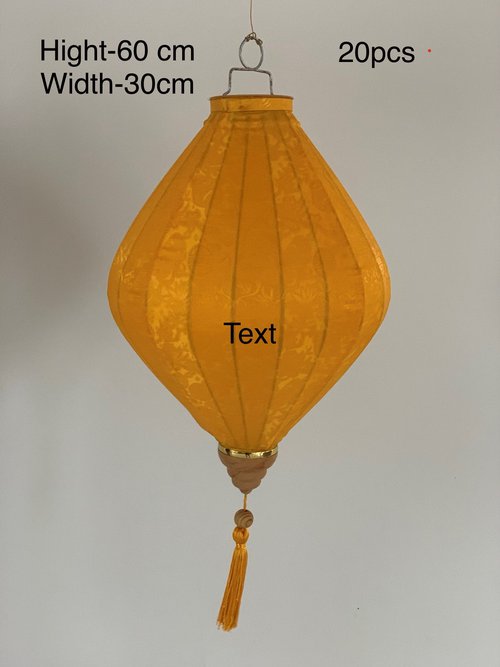 Orange Gold Vietnam Lantern 60x30cm Orange Gold Vietnam Lantern 60x30cm