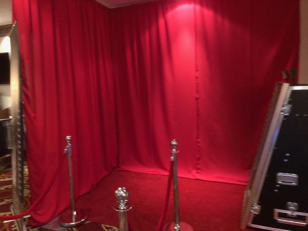 VIP Red drapes