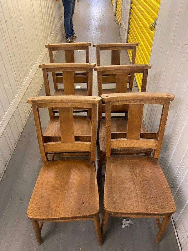 Vintage church chairs for sale