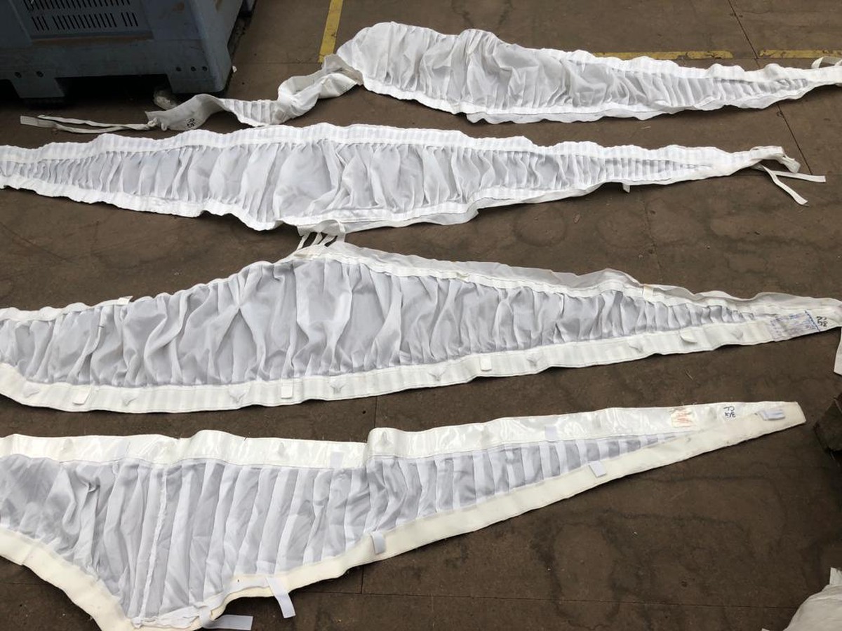 Curlew New and Used Marquees Pleated Linings 3x 3m Gables Ivory