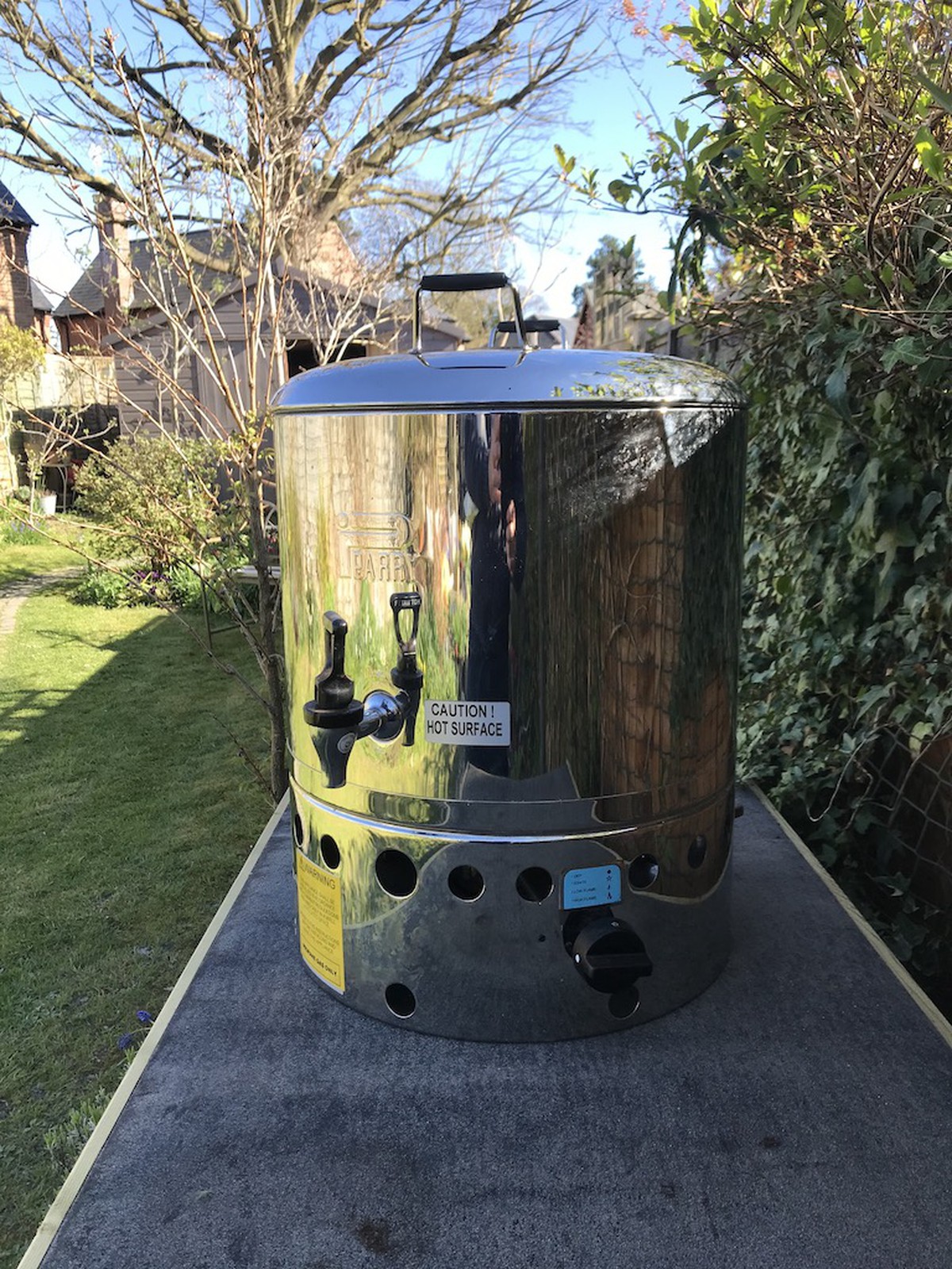 Secondhand Catering Equipment Water Boilers Parry Gas Water Boiler