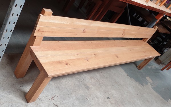 Modern Oak Bench