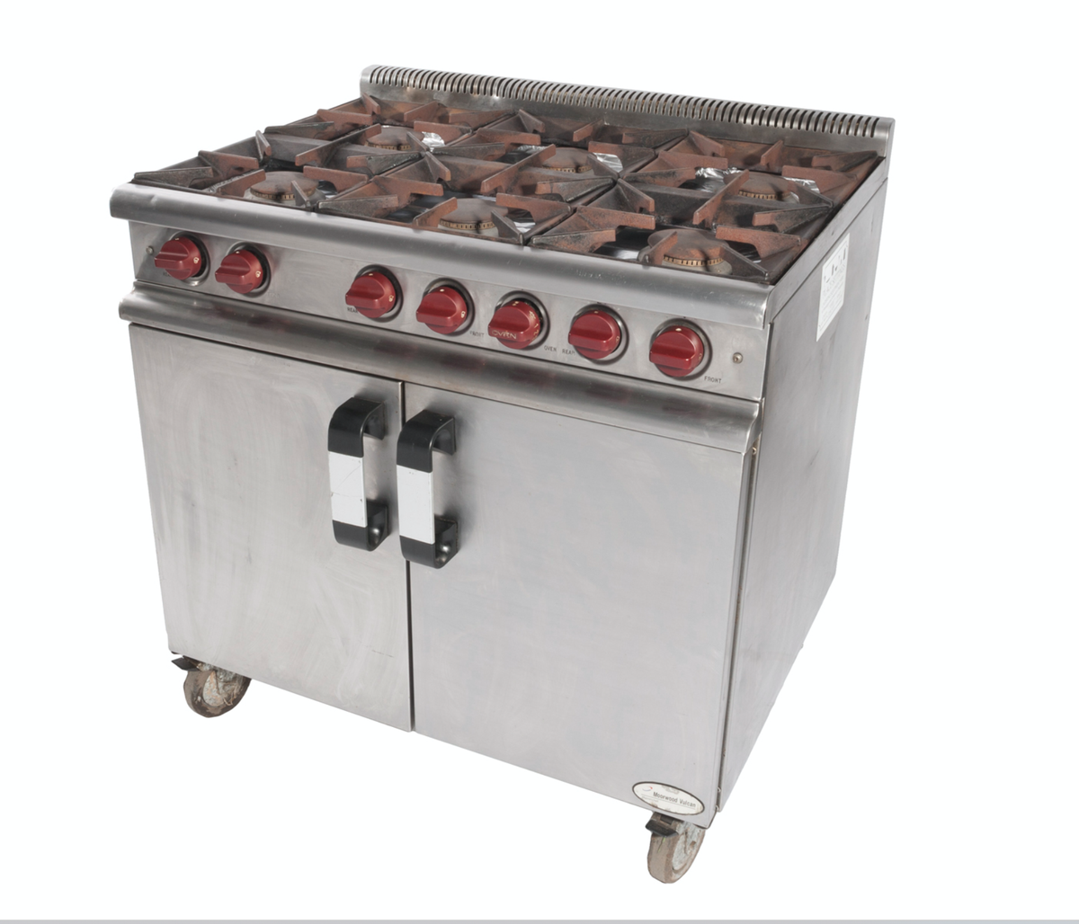 Secondhand Catering Equipment Gas Range Cookers 6 Burner LPG Gas