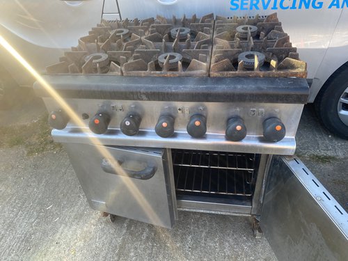 Lincat Silverliink 600 6 Burner Range Nat Gas or LPG Lincat Silverliink 600 6 Burner Range Nat Gas or LPG