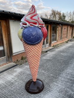 Large Ice Cream Statue Prop