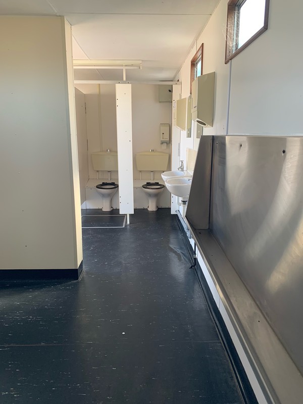 Gents Urinal and toilet trailer for sale
