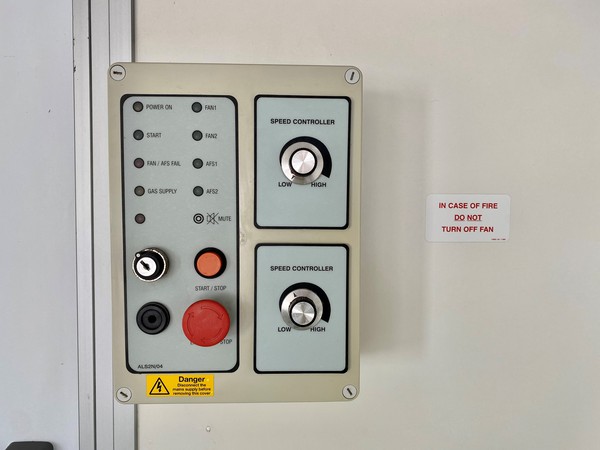Ventilation / gas supply controle / Interlock