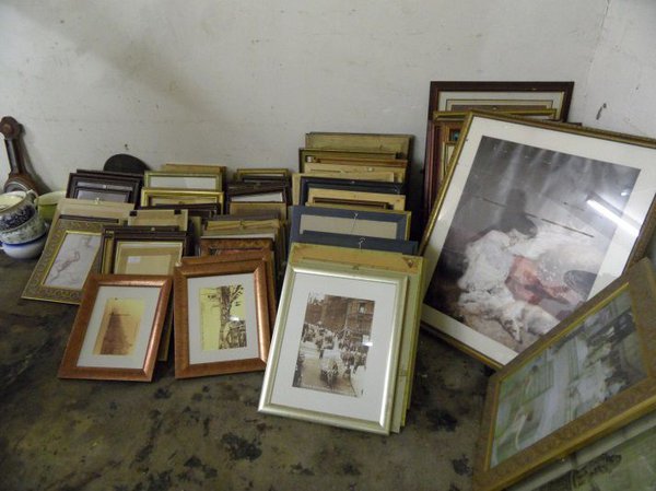 Various pictures in frames