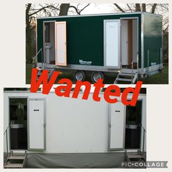 3 + 1 toilet trailer wanted
