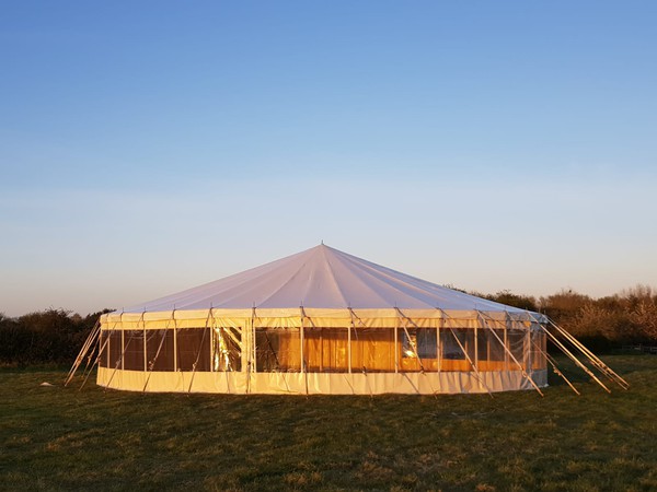 Round traditional marquee for sale