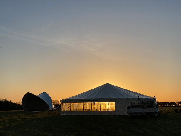 Traditional marquee for 200 people