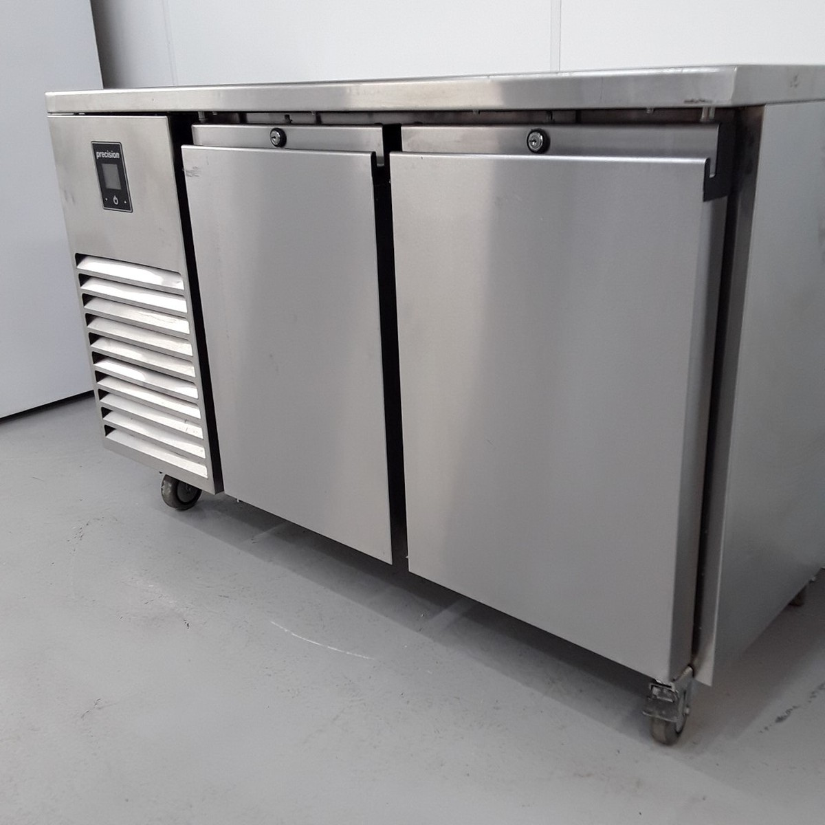 Secondhand Catering Equipment Bench Or Prep Fridges Two Door Used
