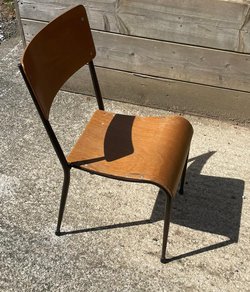 Vintage Stacking school chairs