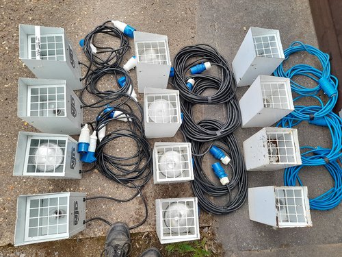 Job Lot White Marquee Uplighters Job Lot White Marquee Uplighters